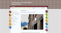 Desktop Screenshot of fortuna-kulturfabrik.de